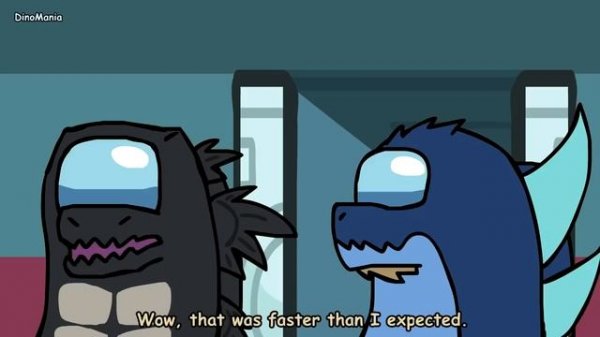 AMONG KAIJU | Godzilla in Among Us | DinoMania - animated cartoon movie