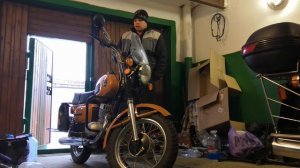 Дальняк на советском мотоцикле