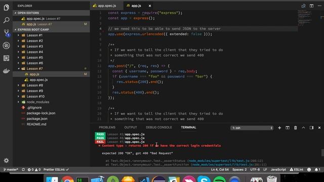 Express boot camp - Content type смотреть онлайн