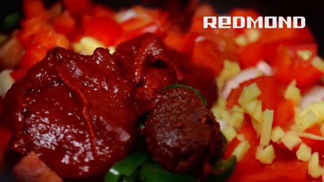 Spicy Tomato Soup cooked in REDMOND Smart Multicooker RMC-M4502E смотреть онлайн