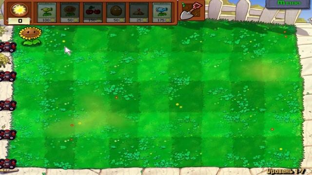 (БЕЗ МИКРОФОНА) Тихий стрим ► Plants vs Zombies (lvl.1)