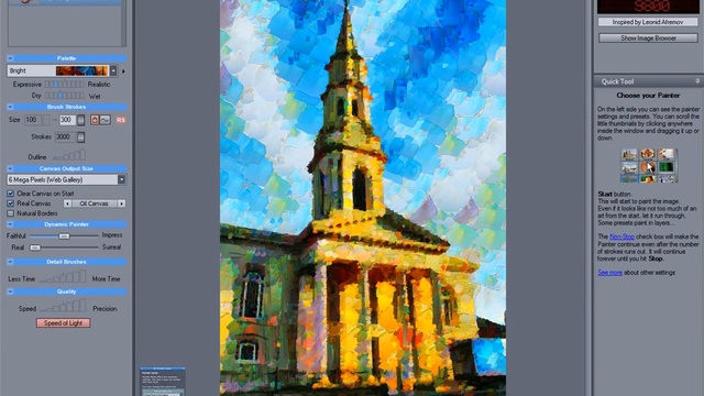 Программа для создания картин Dynamic AUTO PAINTER 5 0 смотреть онлайн