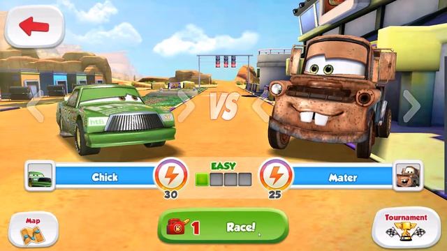 Cars: Fast as Lightning Android Walkthrough - Chick Hicks Race Track Part #003 смотреть онлайн