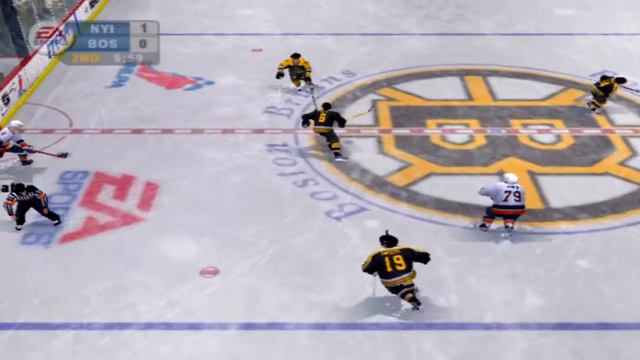 NHL 06 Gameplay Boston Bruins vs New York Islanders смотреть онлайн