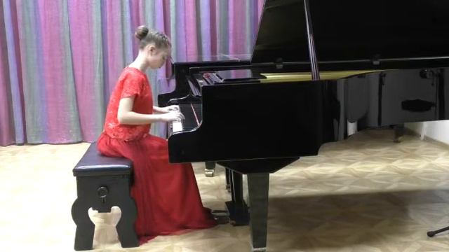 И.С. Бах Двухголосная инвенция фа минор исполнитель Глухова Арина смотреть онлайн