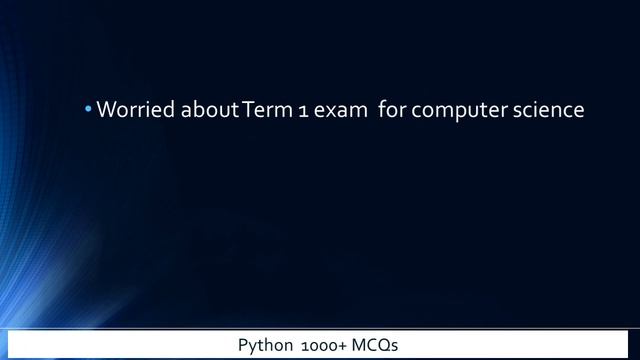 Python MCQs - class 12 Computer science Information Practice смотреть онлайн