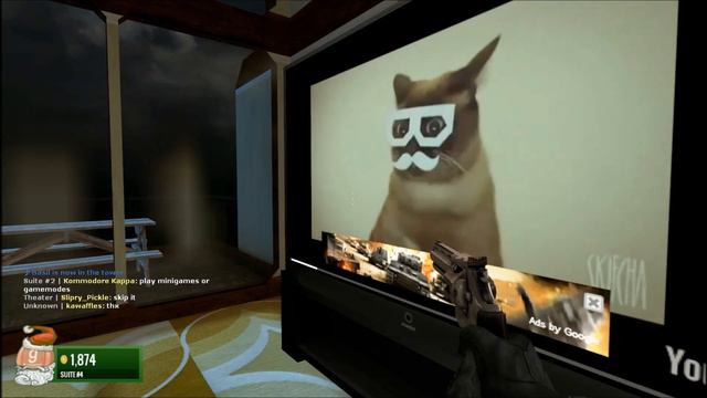 GMod Tower dubstep cat causes suicide смотреть онлайн
