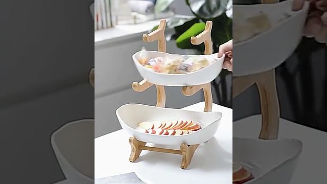 трехуровневая посуда для закусок. смотреть онлайн