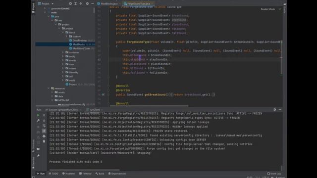 Урок по созданию модов FORGE 1 16 5 #29 Звуки смотреть онлайн
