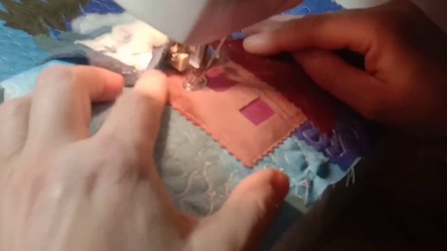 Зимнее настроение. Новогодняя аппликация. Лоскутное шитье. смотреть онлайн