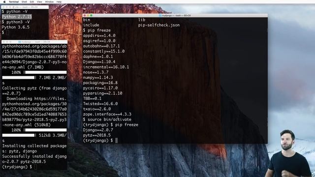Try DJANGO Tutorial - 3 - Setup your Virtual Environment for Django смотреть онлайн
