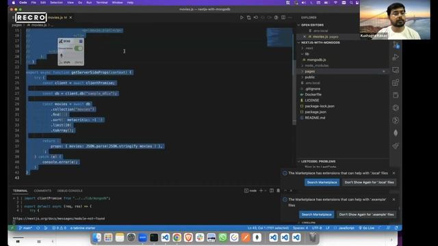 Create Next.js apps with MongoDB Atlas and Vercel смотреть онлайн