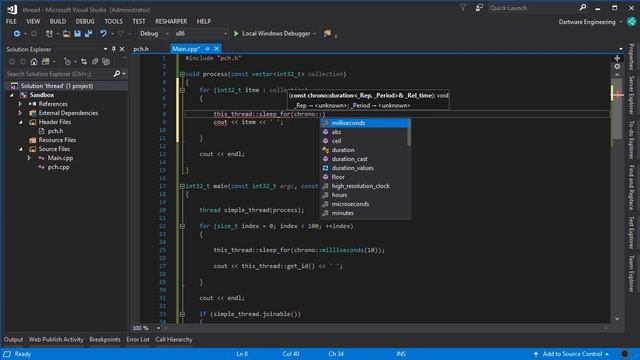 C++. Многопоточность. Урок 2. Класс thread смотреть онлайн