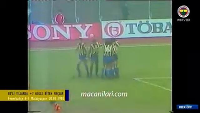 HD 20 01 1985 1984 1985 Turkish 1st League Matchday 18 Fenerbahçe 6 1 Malatyaspor смотреть онлайн