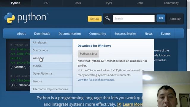 1-dars Python interpretatorini kompyuterga o'rnatish смотреть онлайн