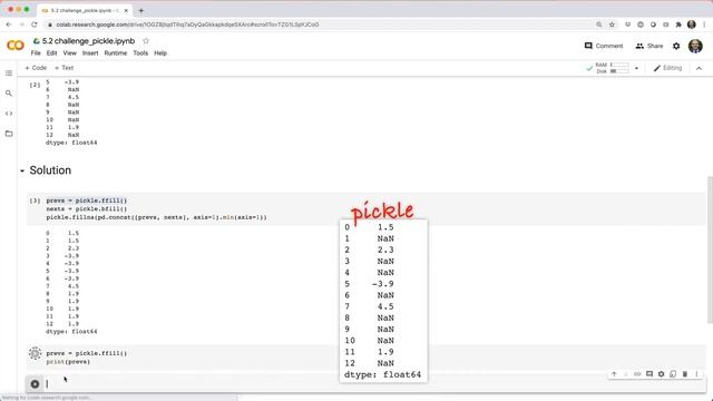 Python Pandas For Your Grandpa - 5.2 Challenge: Pickle смотреть онлайн