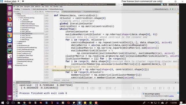 k-means Clustering from the Scratch using Python #part1 смотреть онлайн