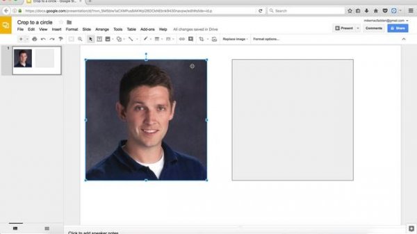 Google Slides 101 - Crop to a Circle
