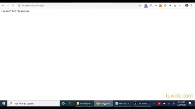 Write Your First Php Program смотреть онлайн