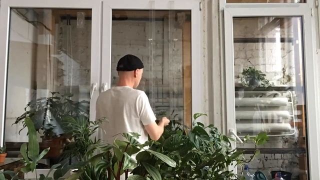 Монтаж полки для цветов "Воздух" смотреть онлайн