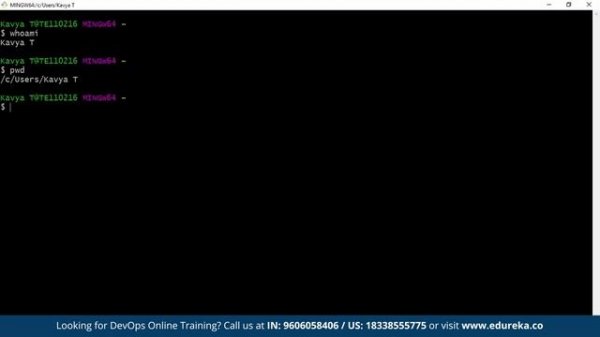 Git Bash Tutorial | Git Bash Basics | Git and GitHub Tutorial | DevOps Training | Edureka