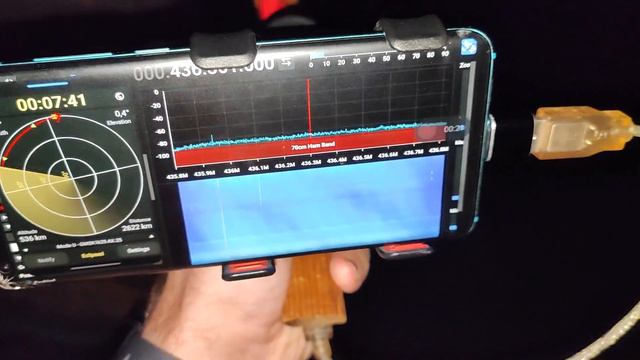 Compact Android phone PocketQube receiver SDR++ and rtl-sdr v3 and portable Yagi смотреть онлайн