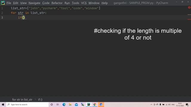 Python Program To Print THe Strings Whose length is Multiple of Four|Python Programs For Begginers смотреть онлайн