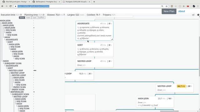 Mais um Visualizador de EXPLAIN | PostgreSQL смотреть онлайн