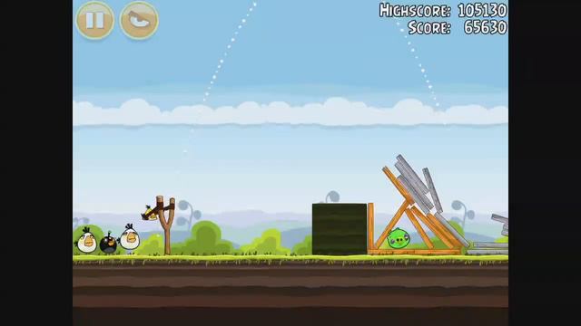 Angry Birds - Mighty Hoax Level 4-20 Walkthrough 3 Stars смотреть онлайн