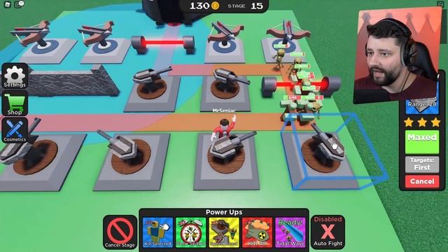 Building a HUGE Tower Defence Base in ROBLOX смотреть онлайн
