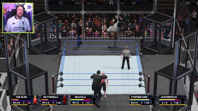 HORROR MOVIE ELIMINATION CHAMBER | WWE 2K18 Gameplay смотреть онлайн