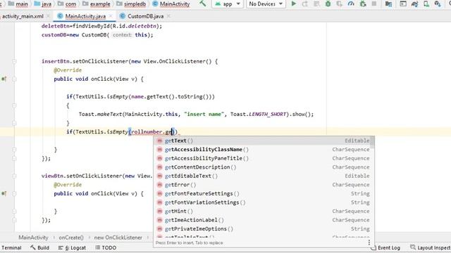 Simple SQLite Data Base In Android Studio.(Part-2) смотреть онлайн