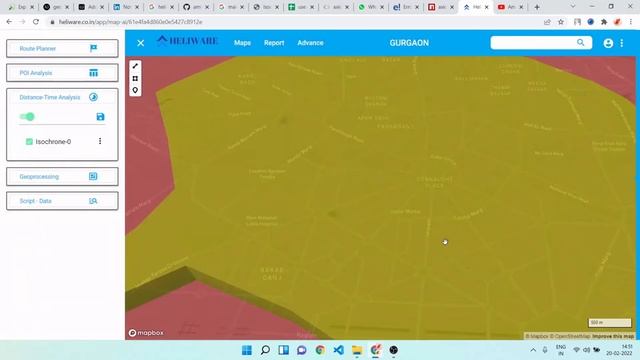 Create Isochrone | Distance Time Analysis | Mapbox | Heligeo смотреть онлайн