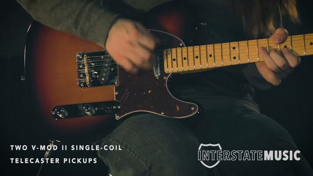 Fender American Professional ll Telecaster Electric Guitar, 3-Color Sunburst | Interstate Music смотреть онлайн