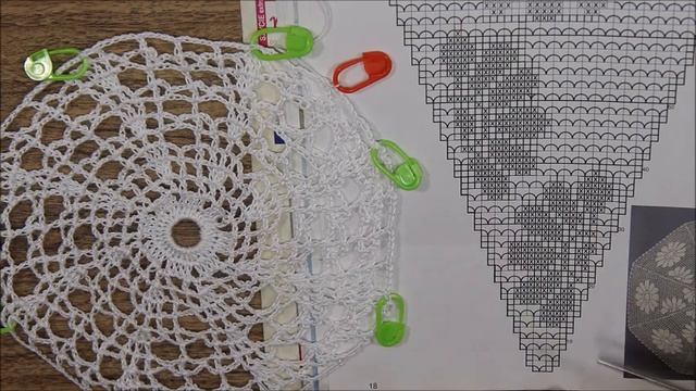 СВЯЖЕМ ВМЕСТЕ стильную СКАТЕРТЬ КРЮЧКОМ на круглый стол. ПОДРОБНЫЙ мастер класс. СХЕМА. 2 часть. смотреть онлайн