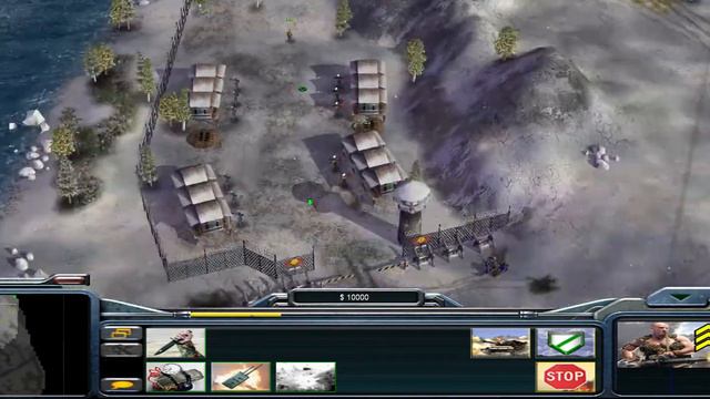 Special Forces destroy Chem Factory - USA Mission 3 - Hard - Command and Conquer Generals: Zero Hou смотреть онлайн