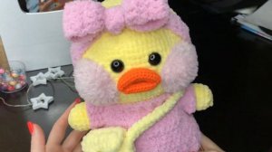 Уточка ЛаЛаФанФан крючком. LaLaFanFan