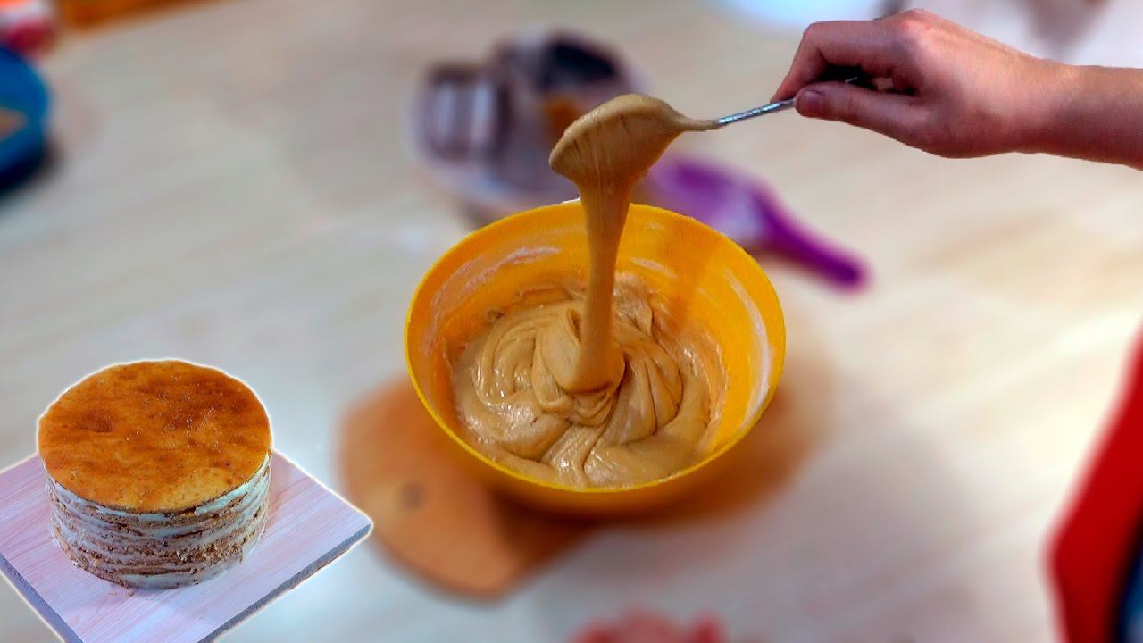 Медовик. Рецепт. Процесс приготовления / Medovik. Recipe. The cooking process - Я - ТОРТодел! смотреть онлайн