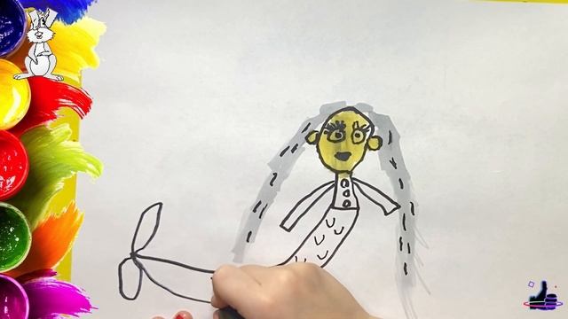 how to draw a little mermaid /как нарисовать русалочку / 인어 공주를 그리는 방법 / कैसे आकर्षित करें смотреть онлайн