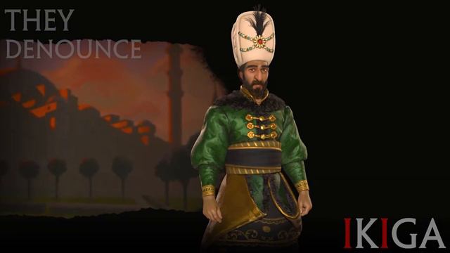 OTTOMAN - SULEIMAN THE MAGNIFICENT سليمان اول ALL VOICED QUOTES & DENOUNCE - CIV VI GS DLC смотреть онлайн