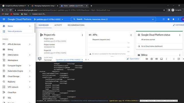 Managing Deployments Using Kubernetes Engine | Qwiklabs [GSP053] смотреть онлайн