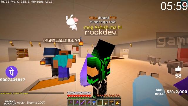 Minecraft | Playing With Subs | Bedrock/Java In One Server | 24/7 Online Server | смотреть онлайн