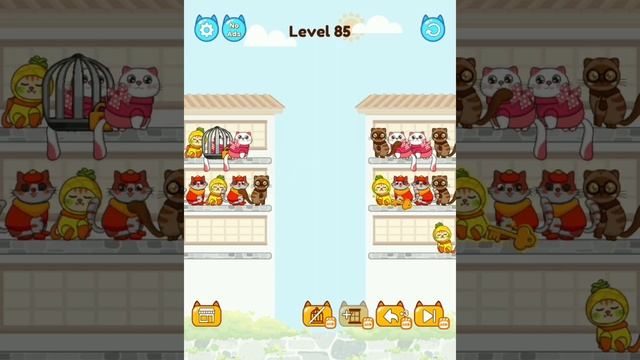 Cat Sort Color Puzzle Level 81 - 90┃Complete Level┃Sorting Games смотреть онлайн