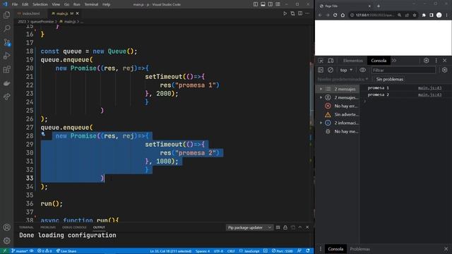 ¡JAVASCRIPT AVANZADO! Cola de Procesos con Promesas, Queue y Programación Funcional смотреть онлайн