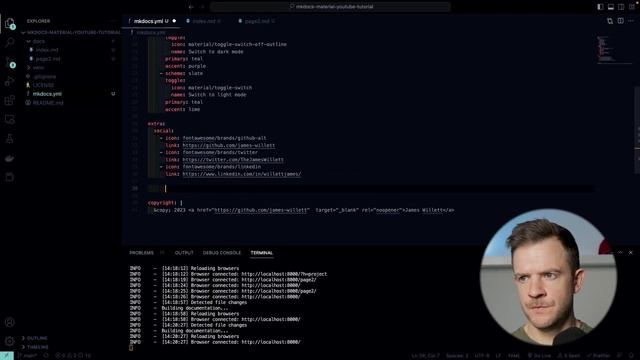 How To Create STUNNING Code Documentation With MkDocs Material Theme смотреть онлайн