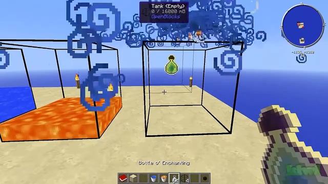 OpenBLocks - Tank (Резервуар) Как это работает в minecraft [RUS] смотреть онлайн