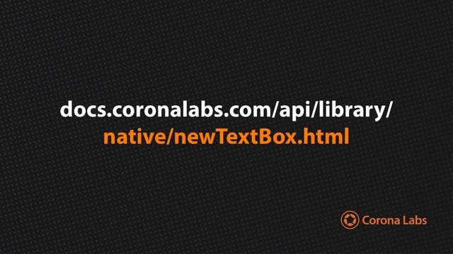 Corona University Creating Text Boxes in Corona SDK смотреть онлайн