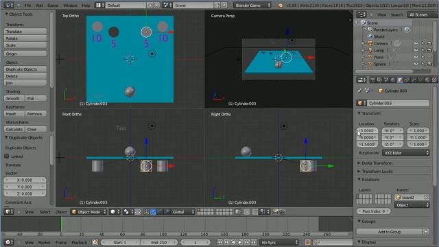 Blender Tutorial Developing a Simple Ball Game - Creating and Loading a Second Level смотреть онлайн