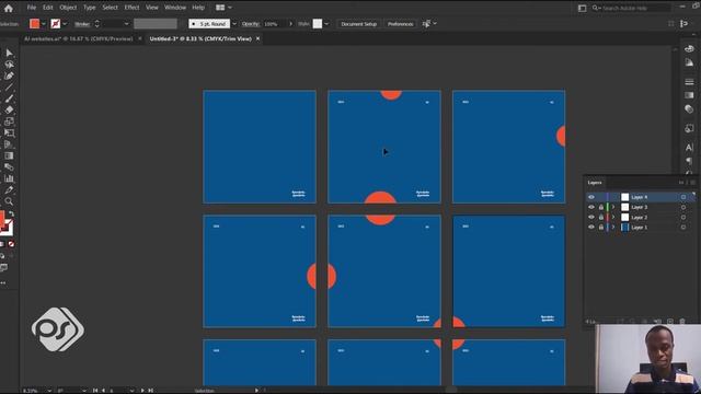 How to Create Image carousel in Adobe Illustrator - For Instagram and LinkedIn смотреть онлайн