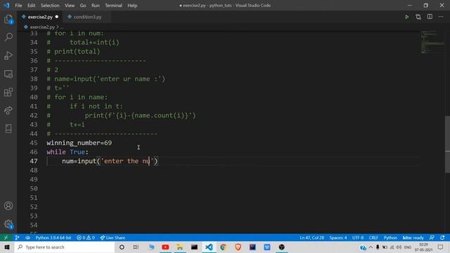 Exercise 2 solutions | telugu python tutorials | 13 смотреть онлайн